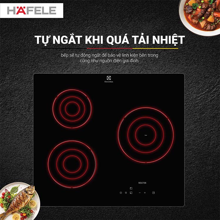 Bếp từ 3 vùng nấu Electrolux E6203IOK  QH246509 10
